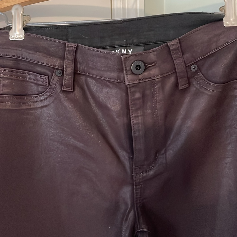 DKNY Shimmer Brownish Stretchy Pants
